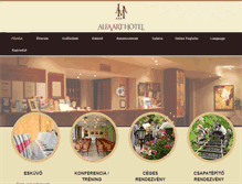 Tablet Screenshot of alfaarthotel.hu
